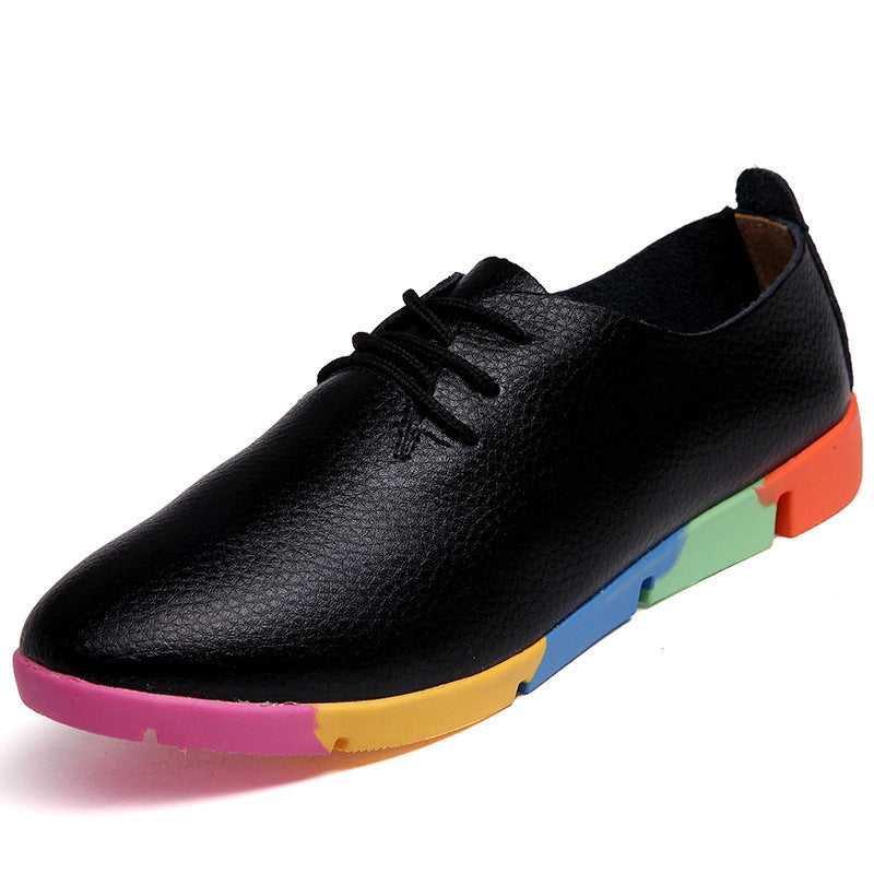 Chaussures blanches décontractées pour femmes, style infirmière coréenne.