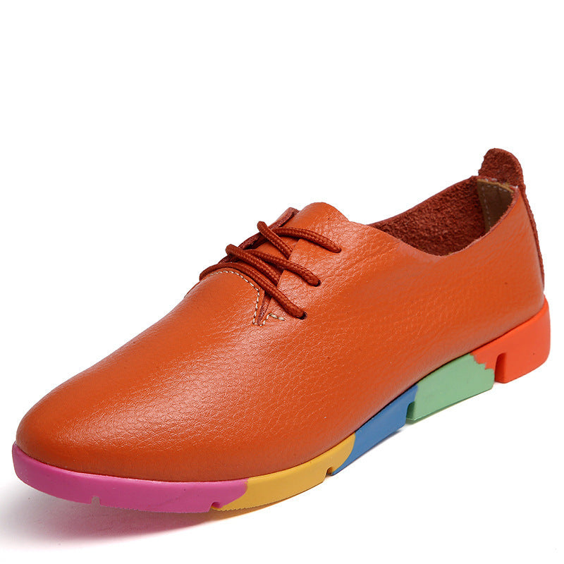 Chaussures blanches décontractées pour femmes, style infirmière coréenne.