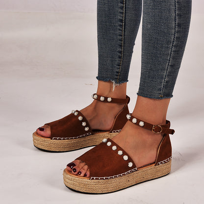 Sandales d'Été à Petit Talon