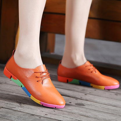 Chaussures blanches décontractées pour femmes, style infirmière coréenne.