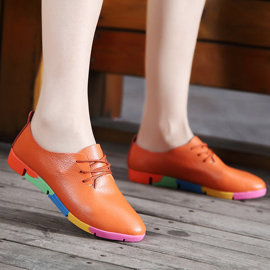Chaussures blanches décontractées pour femmes, style infirmière coréenne.