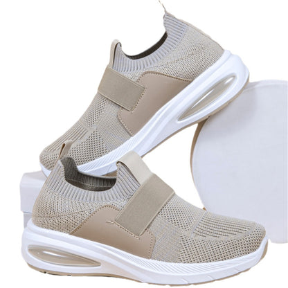 Chaussures de sport décontractées pour femmes en mesh respirant ajouré.