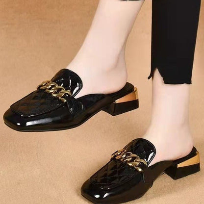 Mules Femme à Talon Moyen – Élégantes et Confortables pour le Printemps-Été