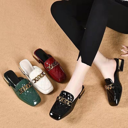 Mules Femme à Talon Moyen – Élégantes et Confortables pour le Printemps-Été